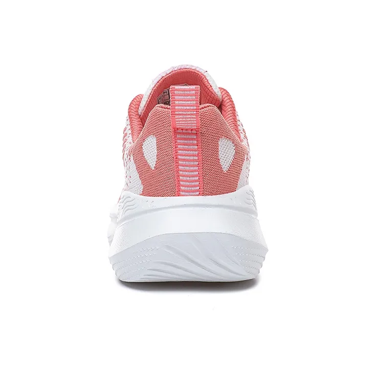 Lingwuzhe Cushioning, Slip Resistant, Lightweight Low Top Running Shoes Unisex Pink-3