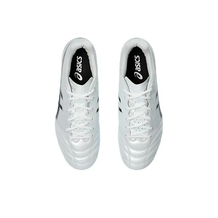 Asics DS LIGHT FG Firm Ground Cushioning, Wear Resistant Soccer Shoes Unisex White Black-3