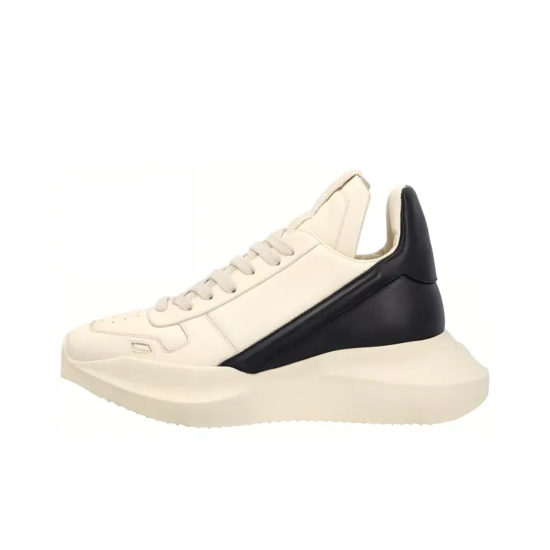 RICK OWENS Geth Runner Lpovy Milk Black Milk-0