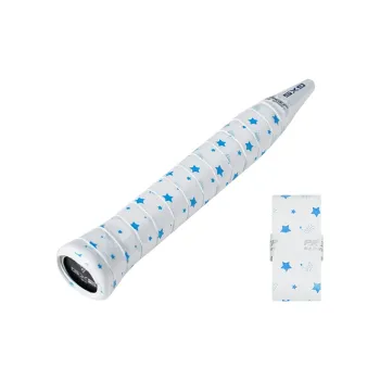 P.R IND Badminton Grip Tape Stars Blue Polyurethane PU Thin