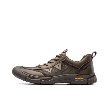 LAORENTOU Cushioned Anti-Slip Wear-Resistant Breathable Lightweight Outdoor Shoes Men's