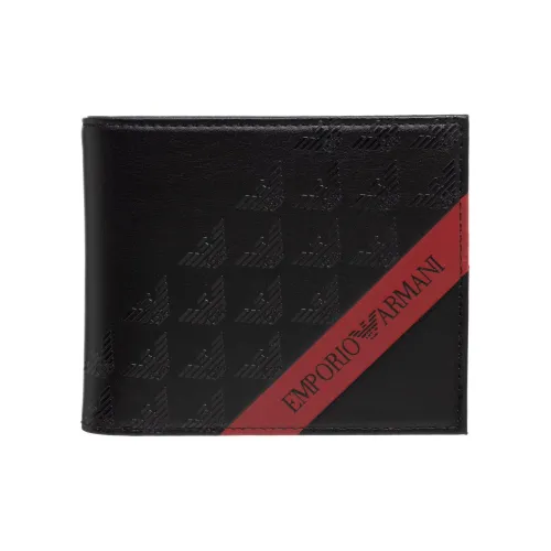 EMPORIO ARMANI Polyurethane Wallet Men's Black