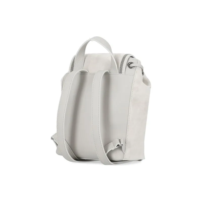 Brunello Cucinelli Suede Backpack Women's Gray-2
