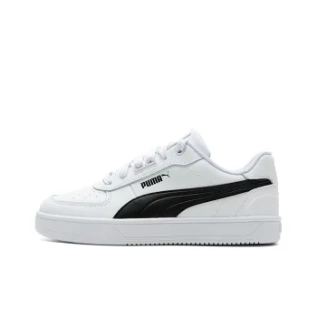 PUMA Caven Lightweight And Breathable Low Top Skateboard Shoes Unisex Black White