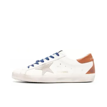 Golden Goose Super Star White Ice Brown Blue