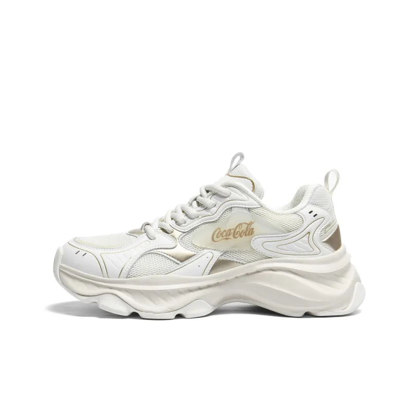 Coca Cola Slip Resistant, Breathable, Lightweight, Height Increasing Low Top Chunky Sneakers Unisex-6