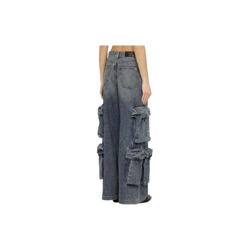 AMIRI Wide Leg Cargo Jeans-1