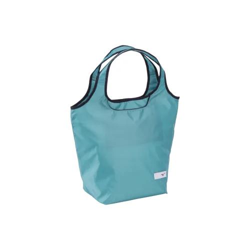 Mizuno Handbags Green Stone Color With Marine Blue Accents