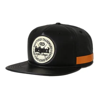 Lackpard Artificial Leather Baseball Caps Unisex