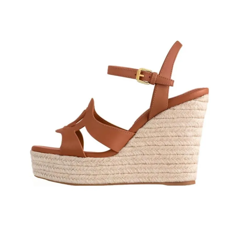 LOUIS VUITTON Isola One Strap Sandals 8cm Women's Beige Brown-0