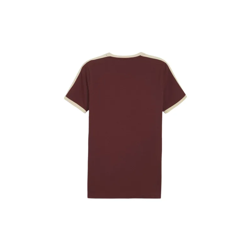 PUMA T Shirts Men Burgundy-1