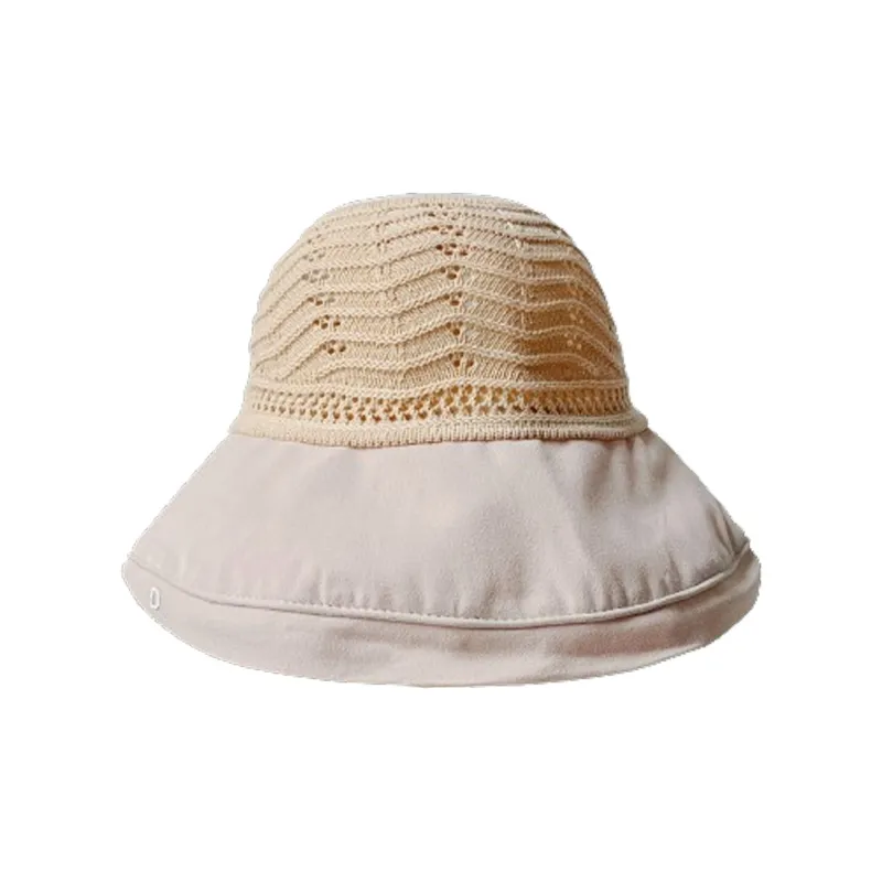 Top Melon Bowknot Beach Visor Sun Hat Sun Protection Hat Women's-6