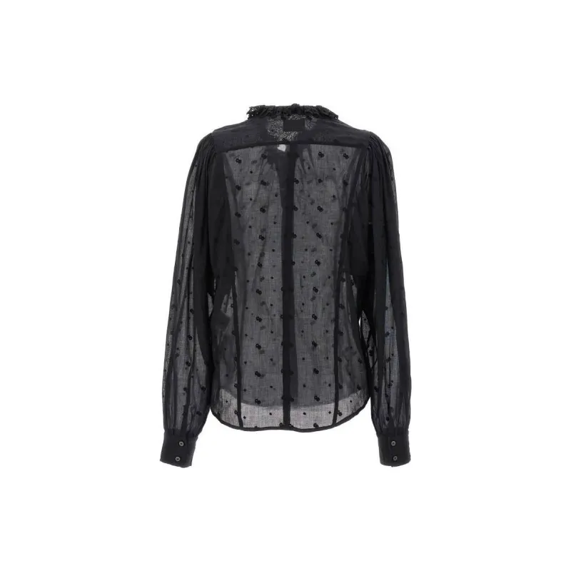 ISABEL MARANT Long Sleeved Sheer Shirt-1