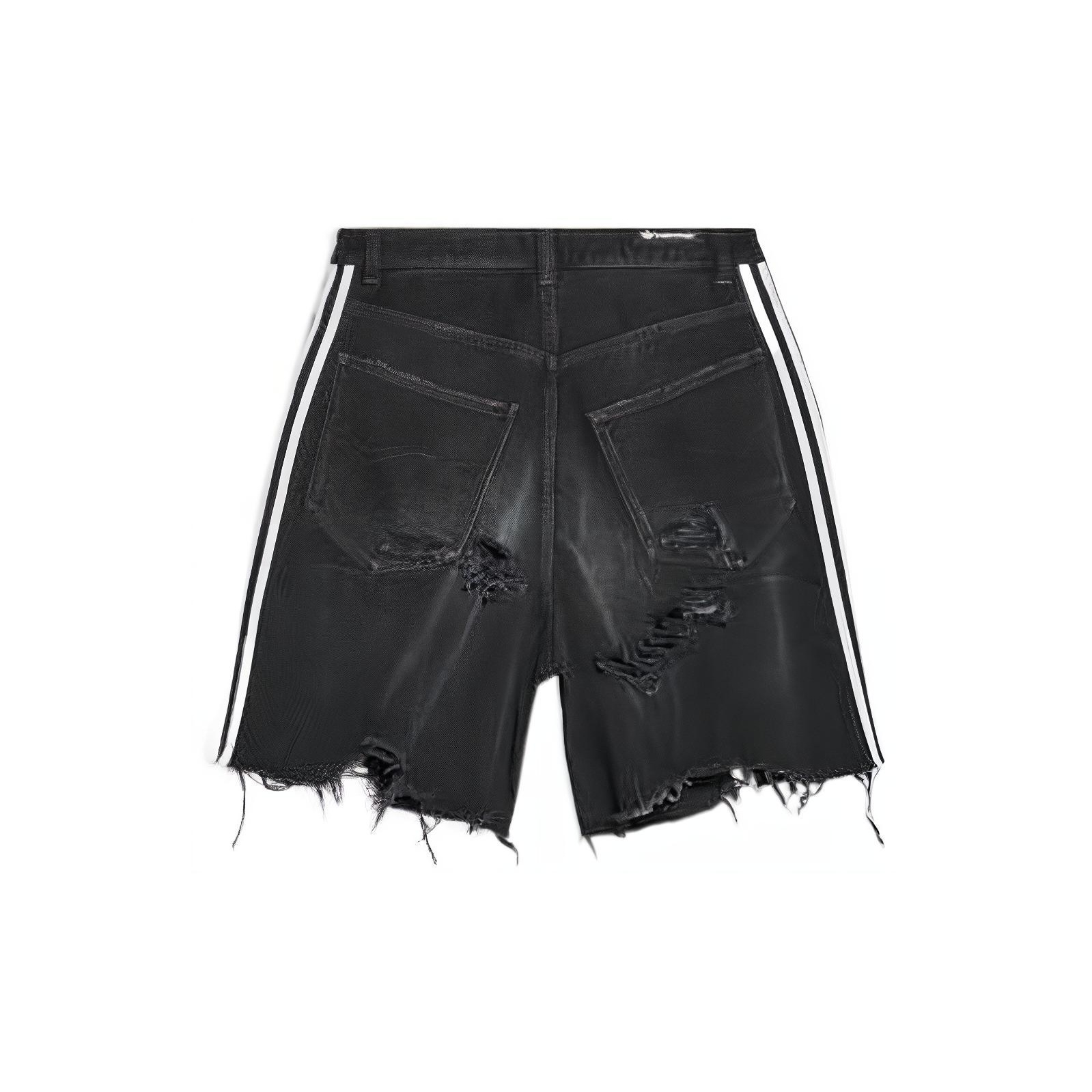 Balenciaga X Adidas Unisex Denim Baggy Shorts - POIZON Balenciaga X Adidas Unisex Denim Baggy Shorts - POIZON