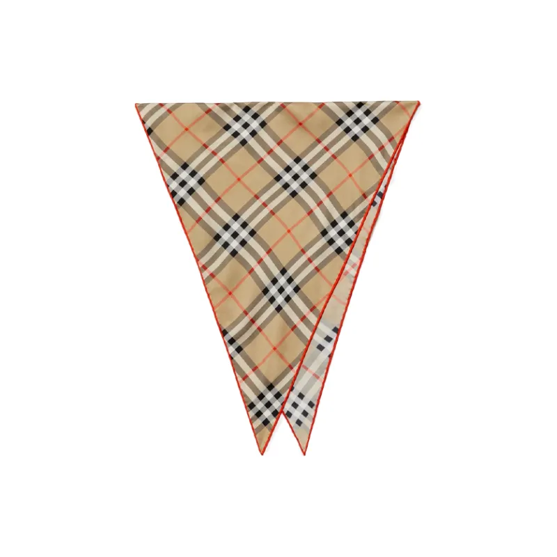 Burberry Check Silk Scarf-2