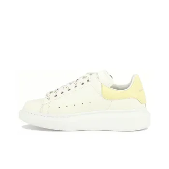 Alexander McQueen Oversized White Lemon Yellow Women's