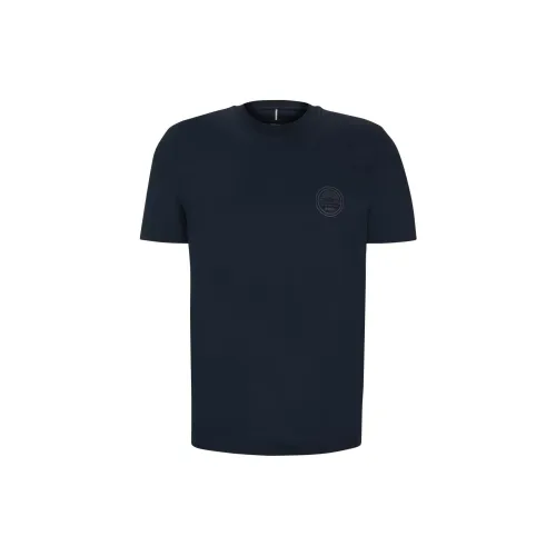 Porsche X HUGO BOSS T-Shirts Men Marine Blue