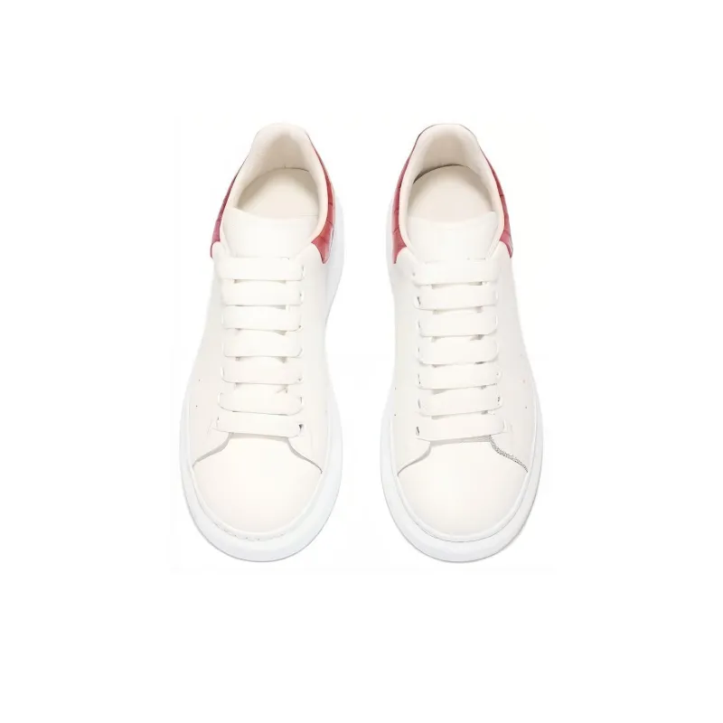 Alexander McQueen Oversized Sneaker 'White Red'-3