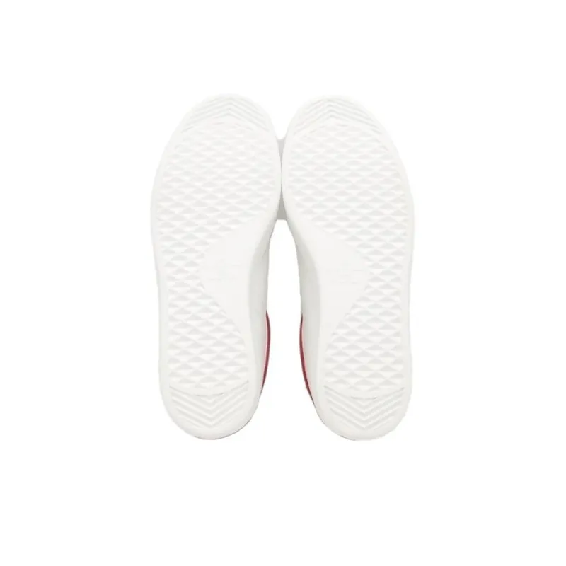 LOUIS VUITTON Luxembourg Stylish Skateboarding Shoes Men's White Red-3