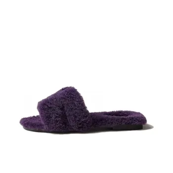 HERMES Oran Slide Slippers Women's Violet