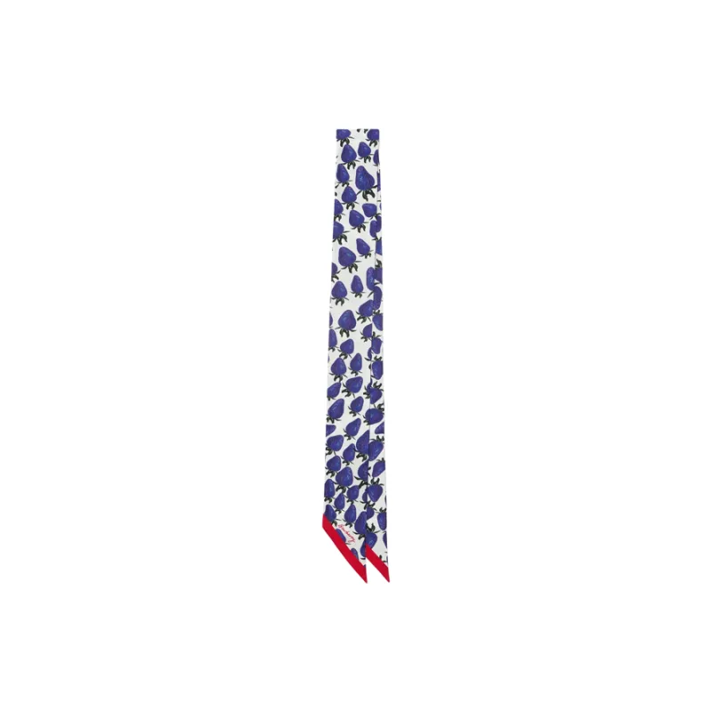 Burberry Silk Scarves Women's Blue-0
