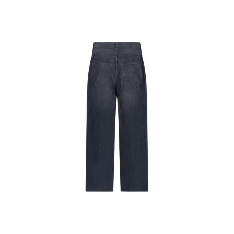 Balenciaga Logo Patch Baggy Pants-1