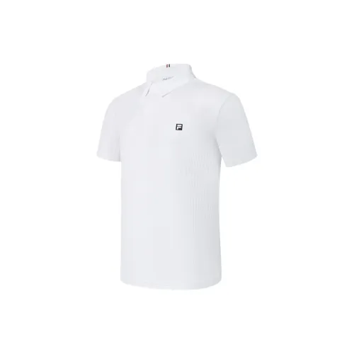 FILA Polo Shirts Men Jade White