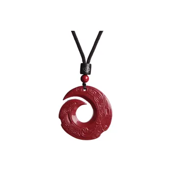 Reiki Reconstructed Cinnabar Zodiac Year Peace Buckle Unisex