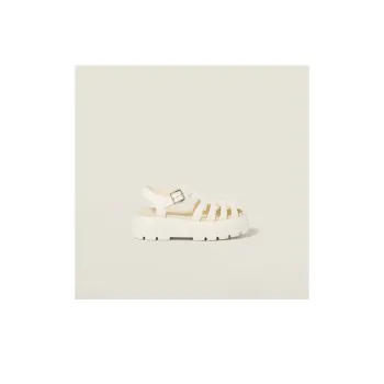 MIU MIU Roman Sandals Women's White
