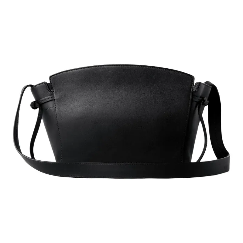 Mulberry Calfskin Shoulder Bag, Crossbody Bag Women's Black-2