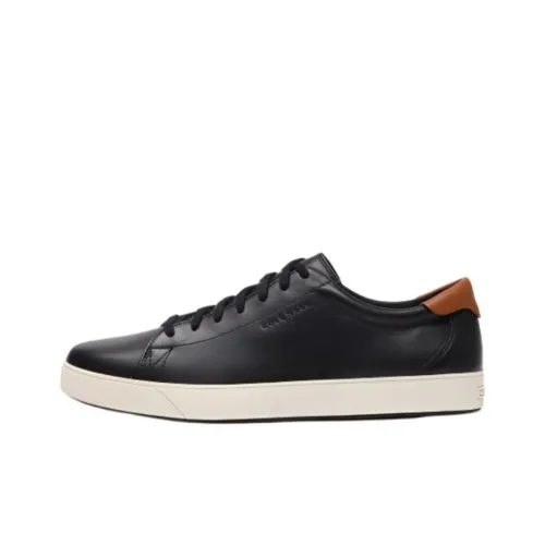 COLE HAAN Skateboard Shoes Men Low-Top Black