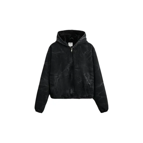 ZARA Jackets Men Black