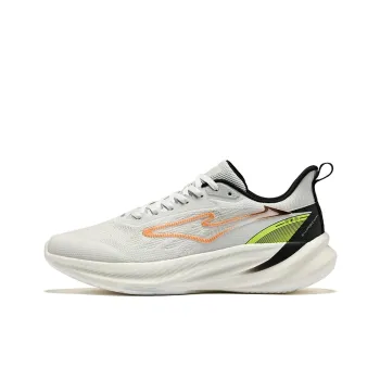 Erke Wind Chase 2.0 V2 Cushioned Wear Resistant Breathable Low Top Sprint Running Shoes Men's White Green