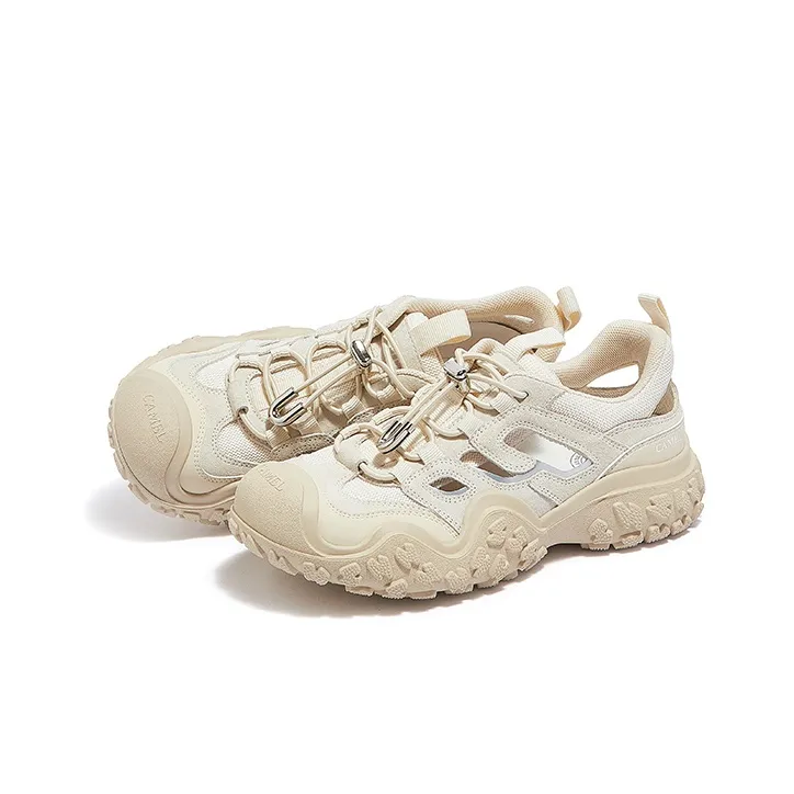 CAMEL Cushioned Slip Resistant Abrasion Resistant Breathable Low Top Outdoor Shoes Women's-2