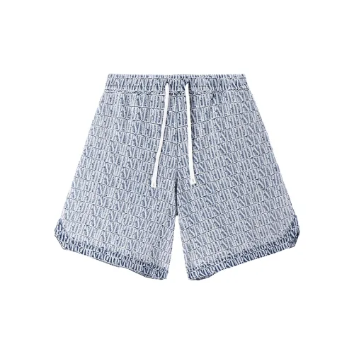 STARTER Denim Shorts Unisex Light Blue Denim