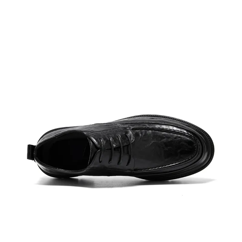 ZUWUDONG Dress Shoes Men Low Top Brown, Black-1