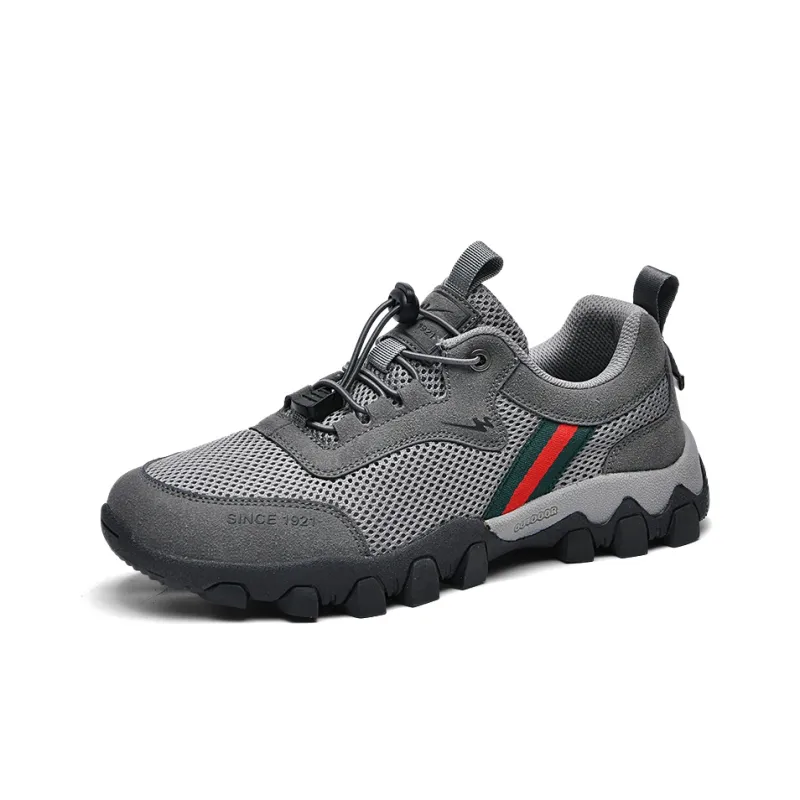 Binary Outdoor Shoes Men Low Top Red/Green-1