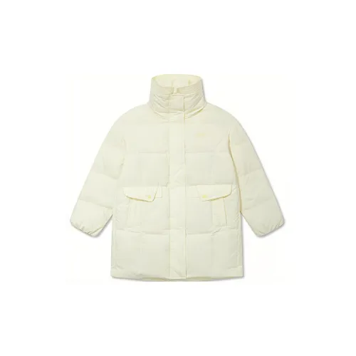 Levis Down Jackets Women's Off White