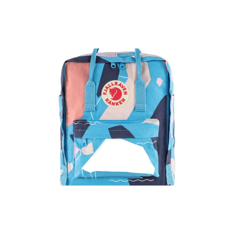 Fjallraven Kanken Recyclable Polyester Cotton Laptop Backpack Regular Unisex Dusty Blue-4
