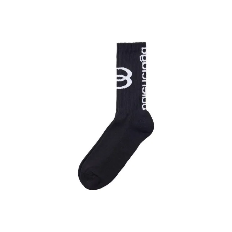 Balenciaga Unity Knitted Socks 'Black/White'-1