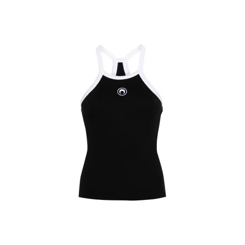 Marine Serre Tank Tops Women's Black