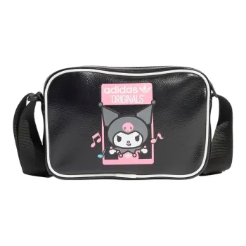 Adidas Originals Polyurethane Shoulder Bag Crossbody Bag Small Size Women's Black