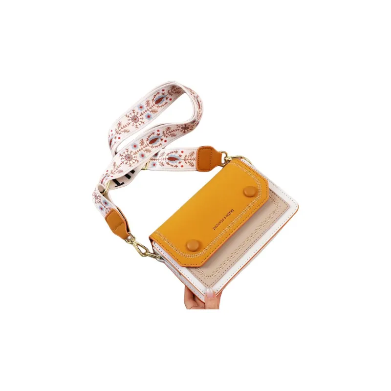 Weymond Soft Leather Shoulder Bag Crossbody Bag Backpack Women's Black/Yellow Blue/Pink Green-21