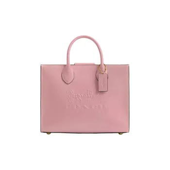 COACH Ace Cow Leather Tote Bag Shopping Bag Shoulder Bag Crossbody Bag Handbag Medium Size Women's Soft Pink