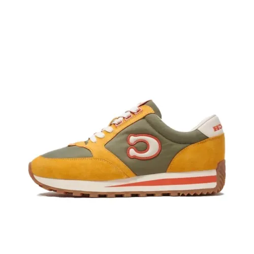 COACH Low-Top Casual Shoes Men's Yellow Green