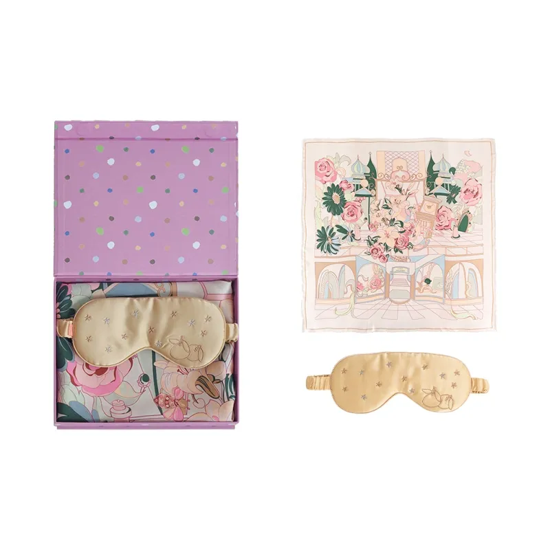 LOST PATTERN Silk Scarves Women's-2