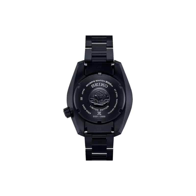 SEIKO Automatic Mechanical Movement Stainless Steel Strap Watch Men's Watches Black Dial-2