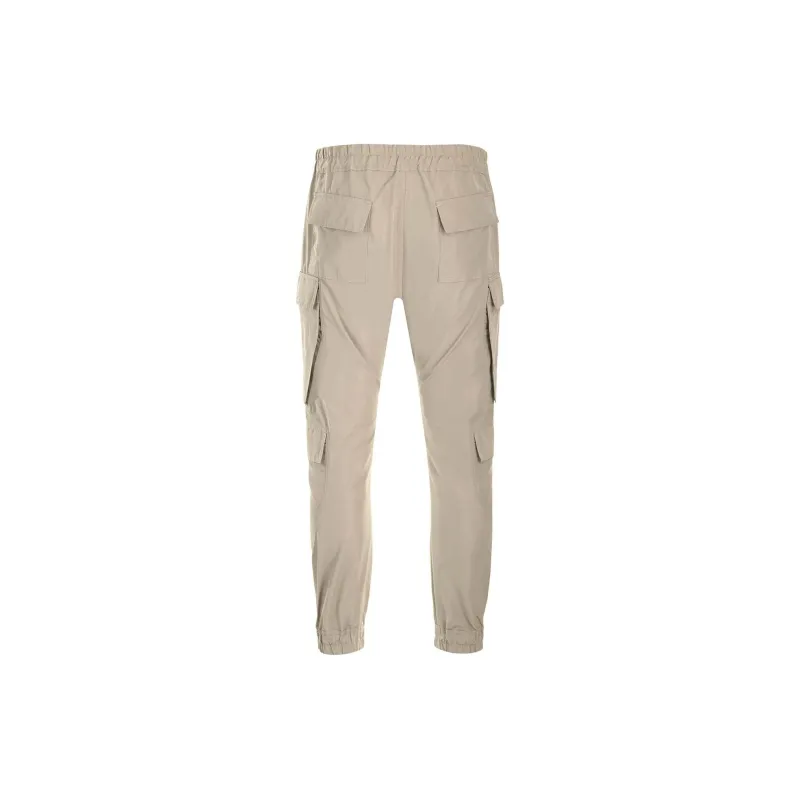 RICK OWENS Mastodon Megacargo Drawstring Tapered Leg Trousers-1