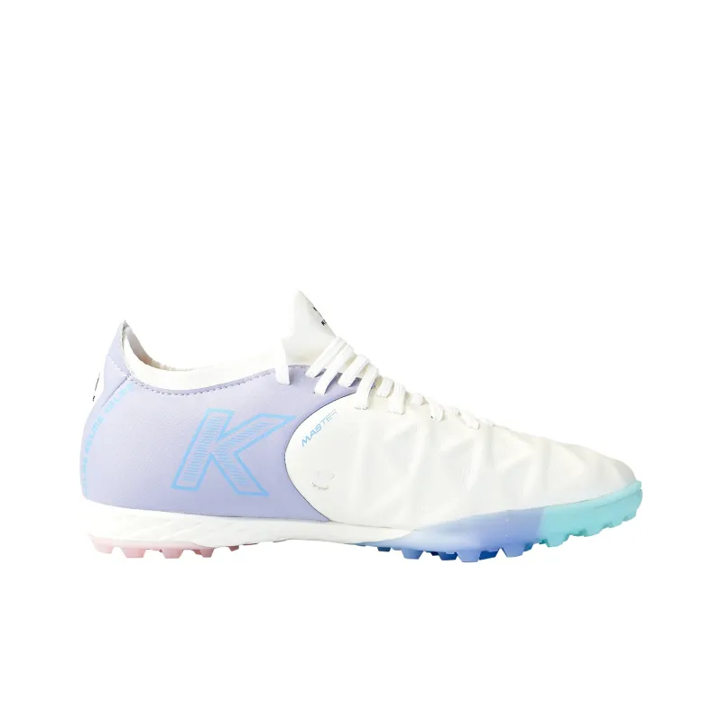 KELME TF Rubber Broken Studs Anti Slip Wear Resistant Soccer Shoes Unisex White Purple-1