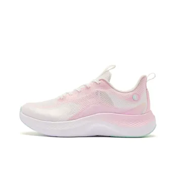 QIAODAN Joy Bullet 2.0 Breathable Lightweight Low-Top Running Shoes Women's Jordan White Chiffon Pink